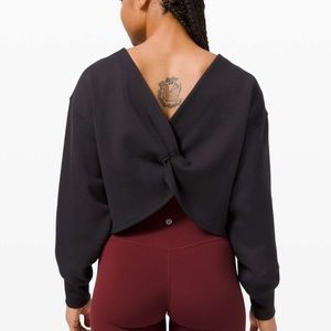 Lululemon Cropped Cross Sweatshirt